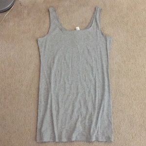 Grey short bodycon dress